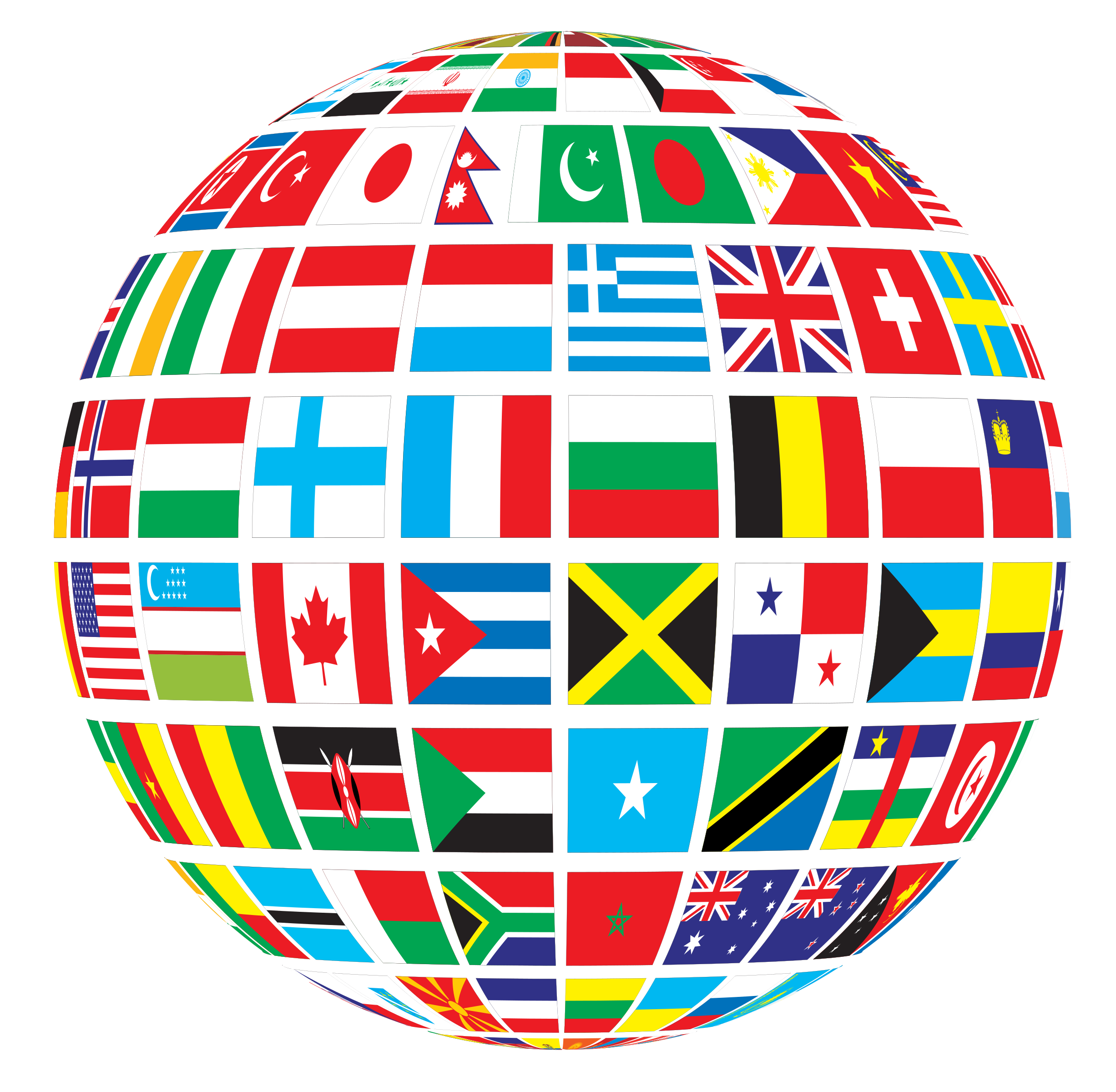 America recycled influence film. Globe clipart diversity