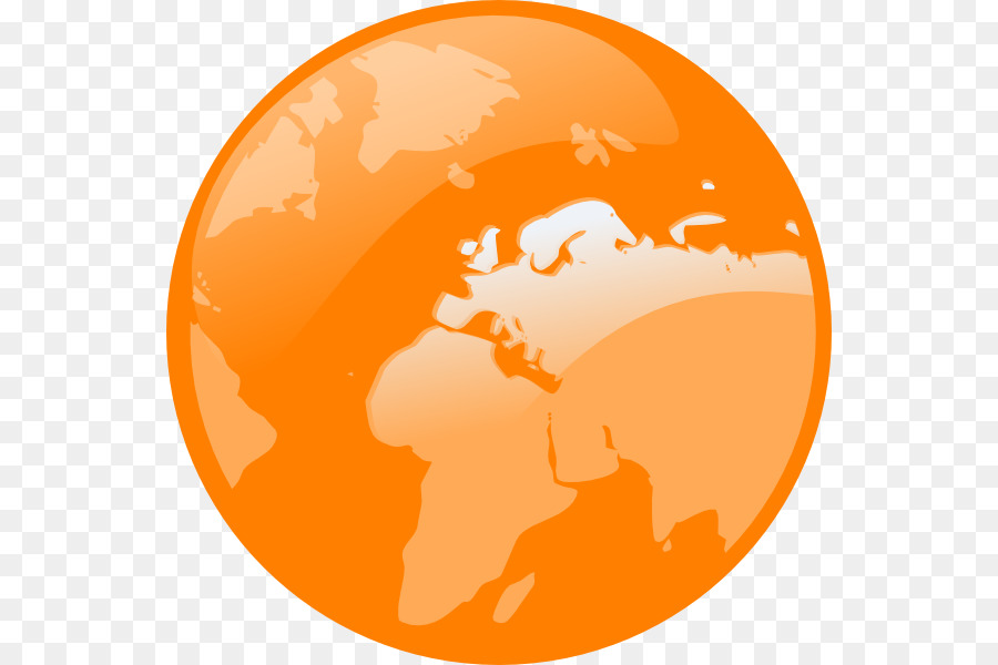Clipart globe orange. Planet earth font transparent