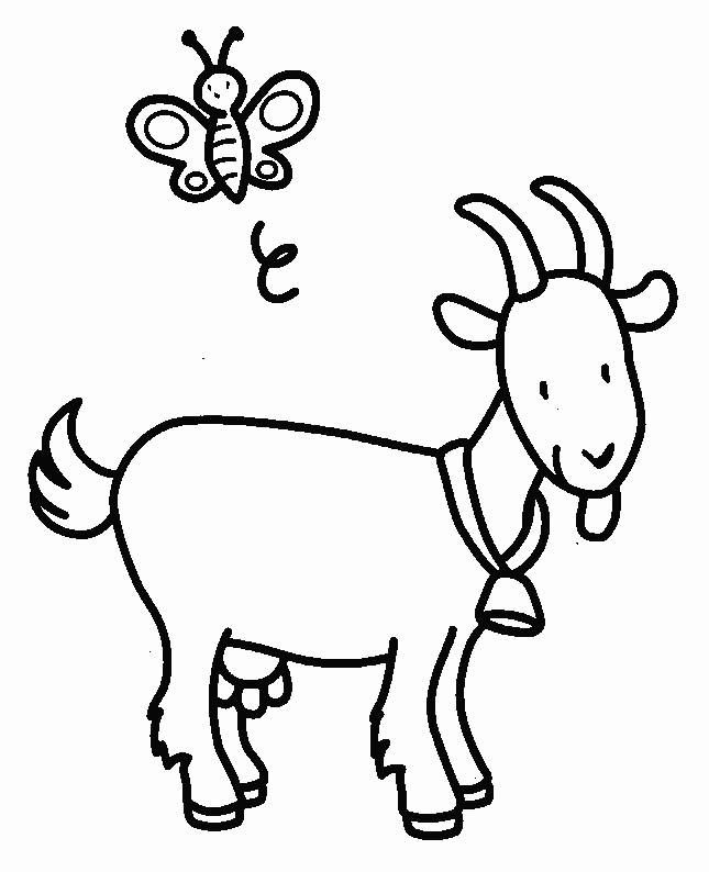 Pages goats fall fair. Clipart goat coloring page