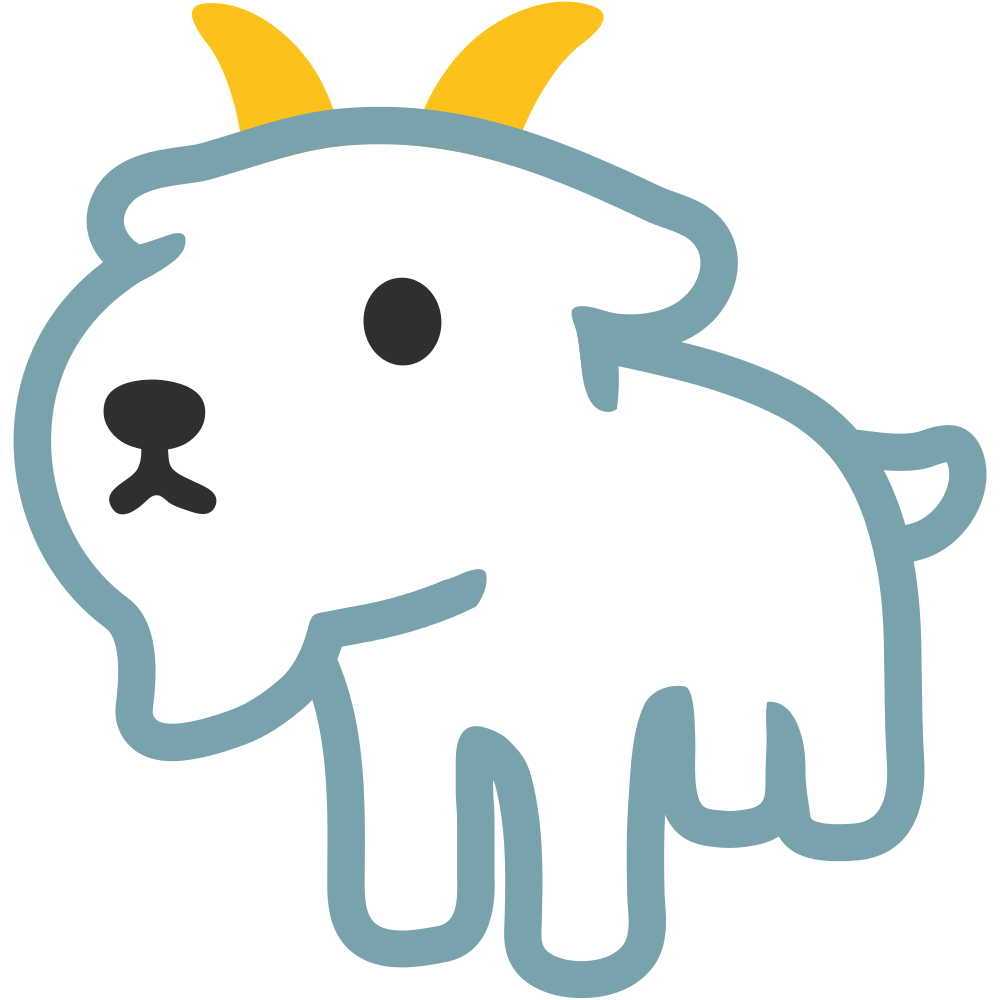 clipart goat emoji