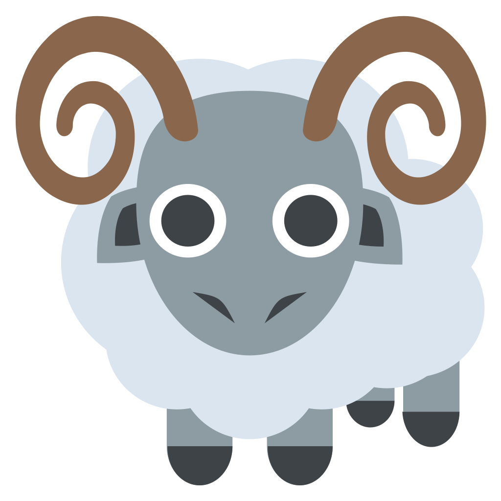 clipart goat emoji