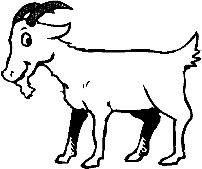 cool clipart goat