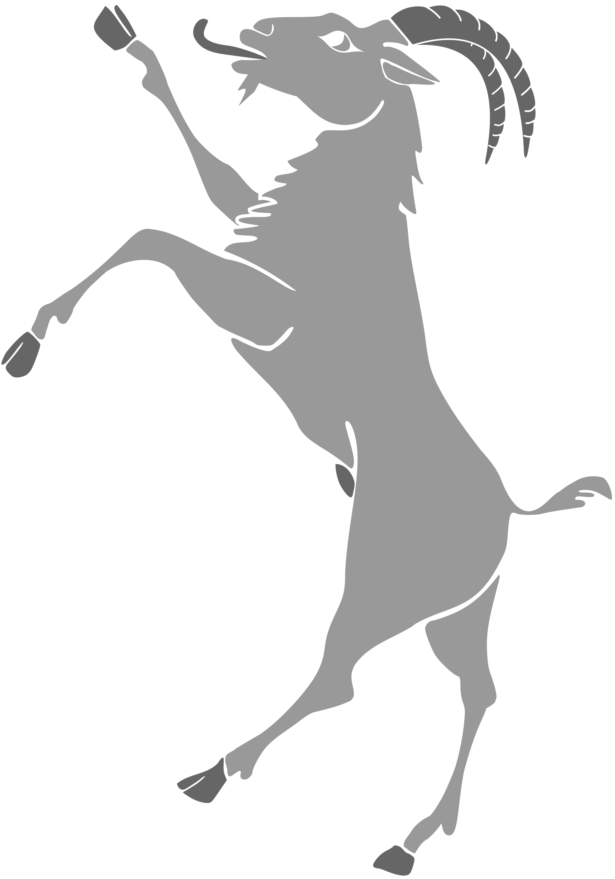clipart goat jumping