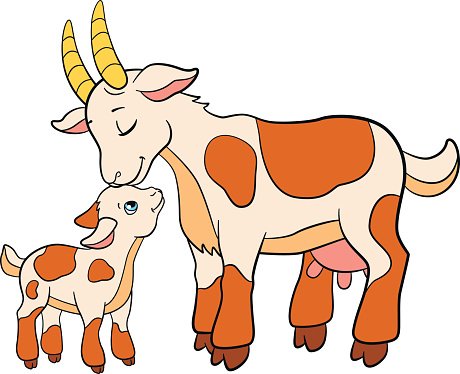 goat clipart mother goat
