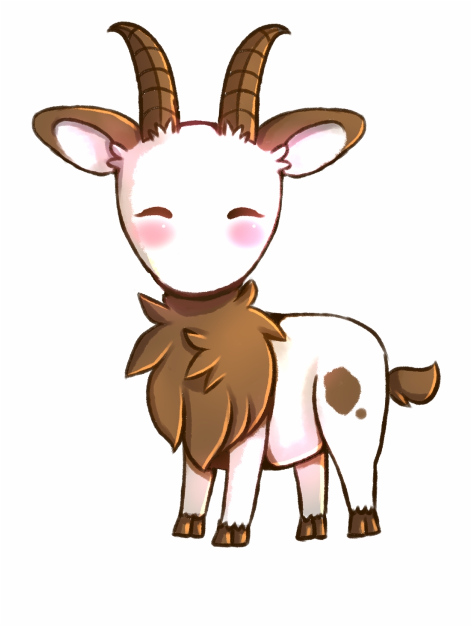 Clipart goat little. A free png images