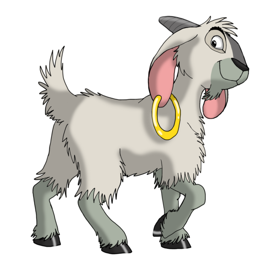 clipart goat pin the tail on