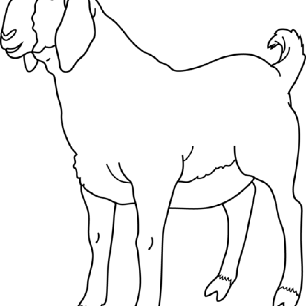 goat clipart printable