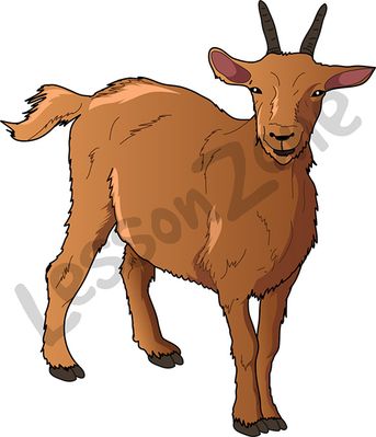 clipart goat realistic