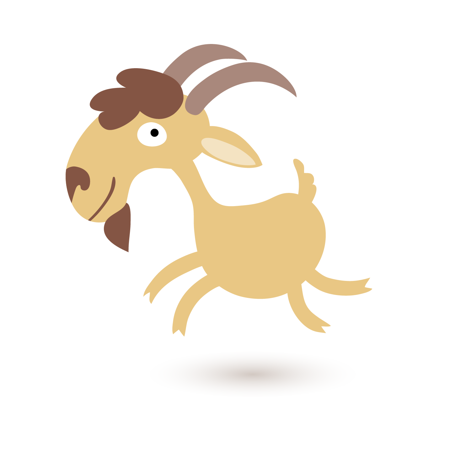 clipart horse goat