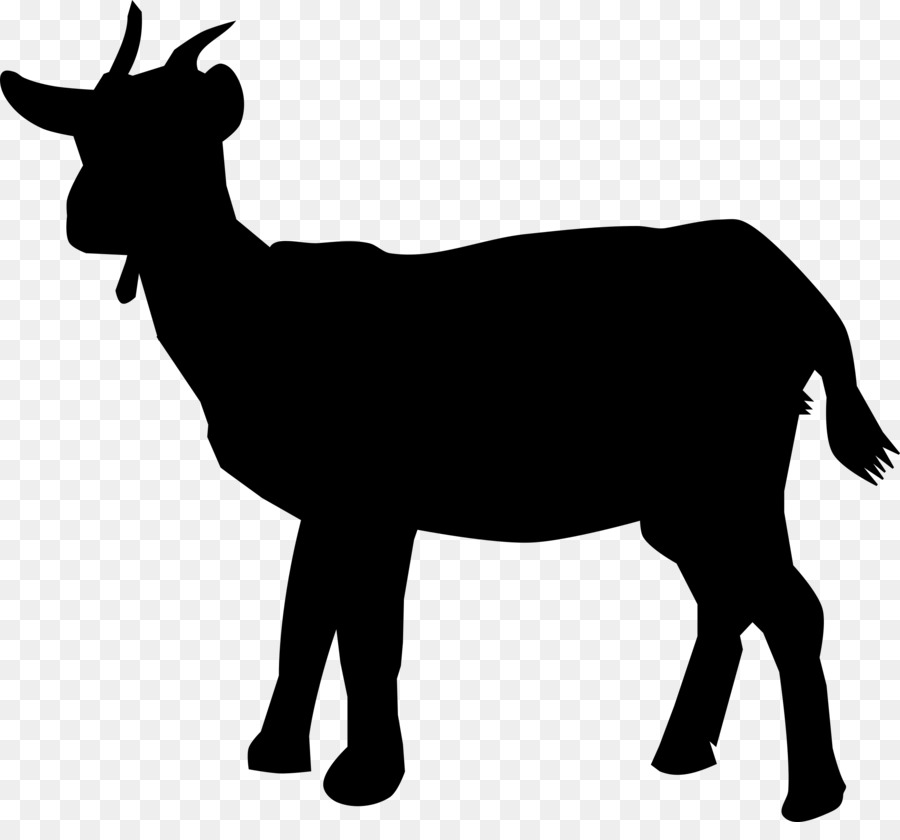 clipart goat silhouette