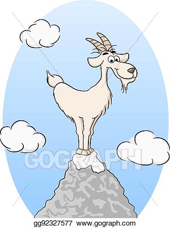 clipart goat standing