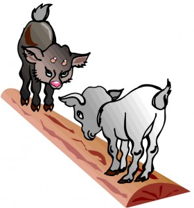 clipart goat two goat