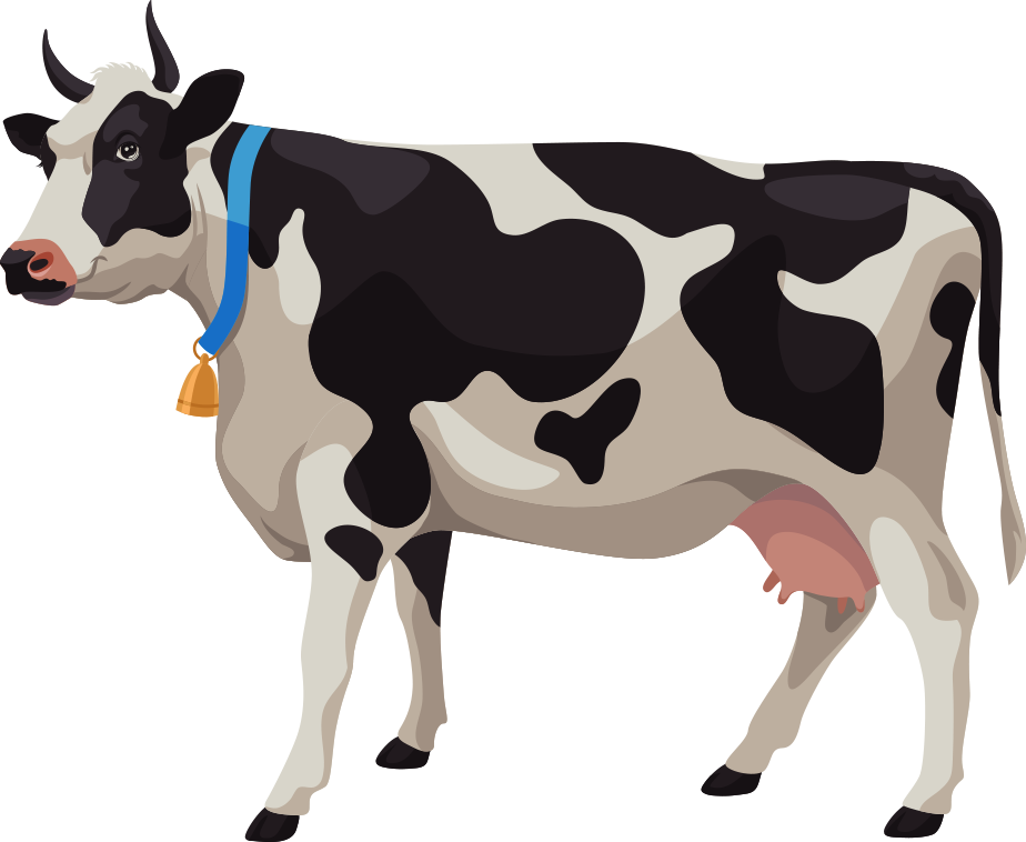 cows clipart vector