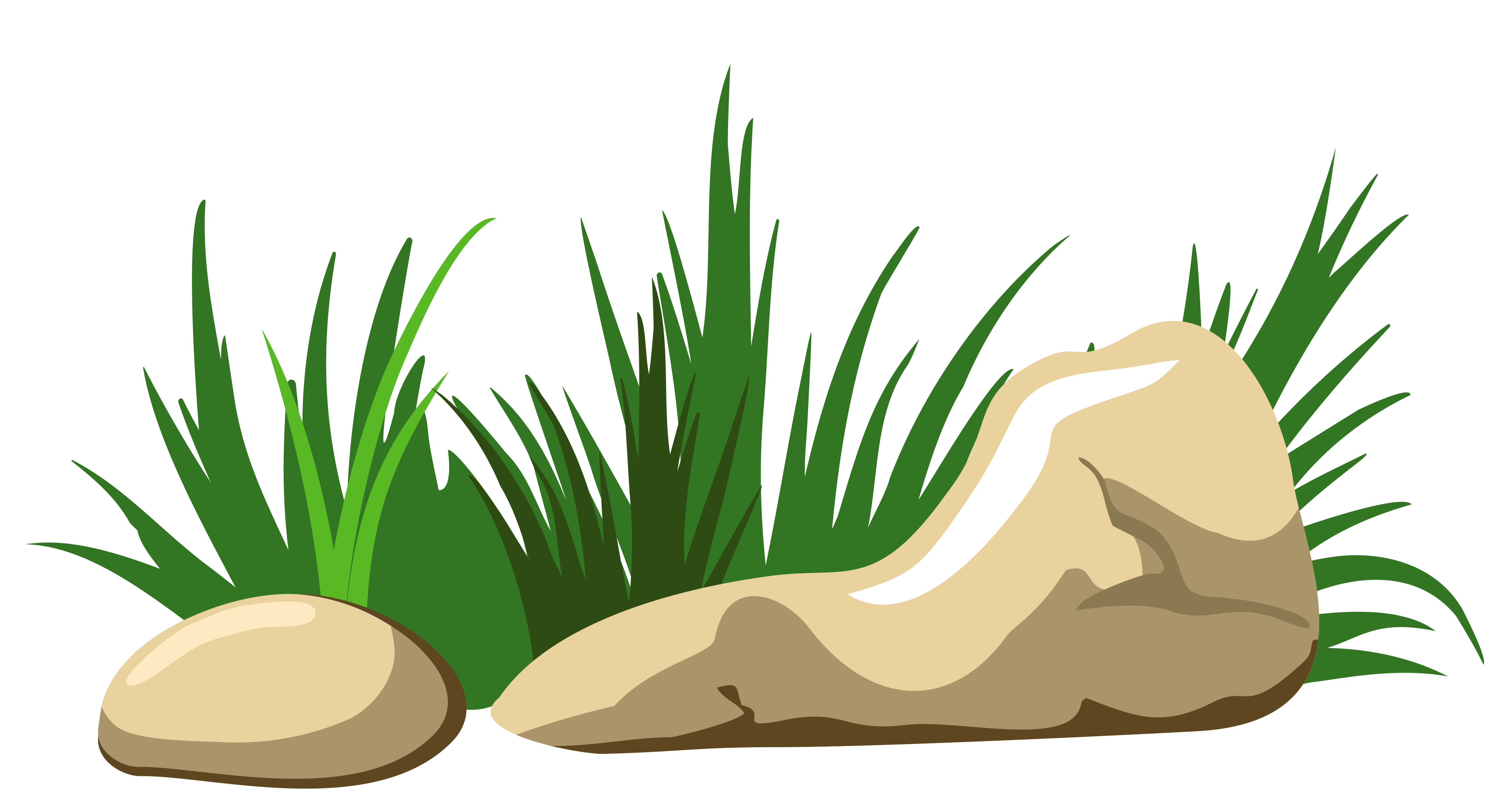 Grass clipart rock. And stones transparent png