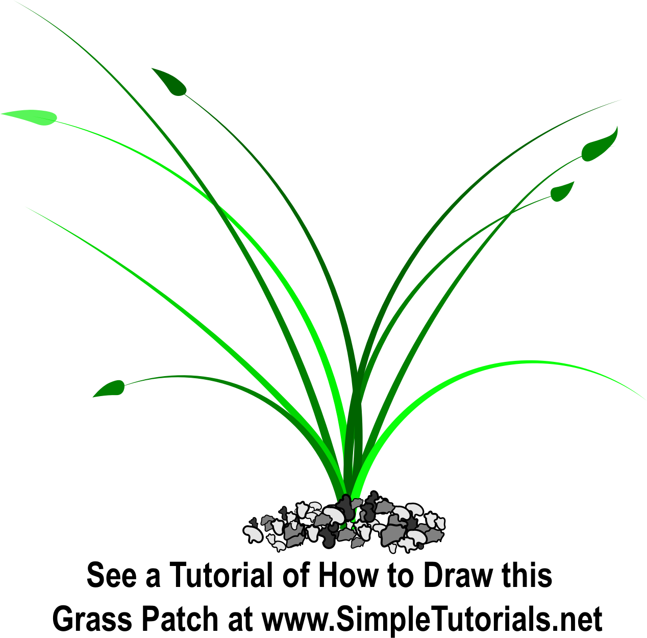 Clipart grass drawing. Patch of big image