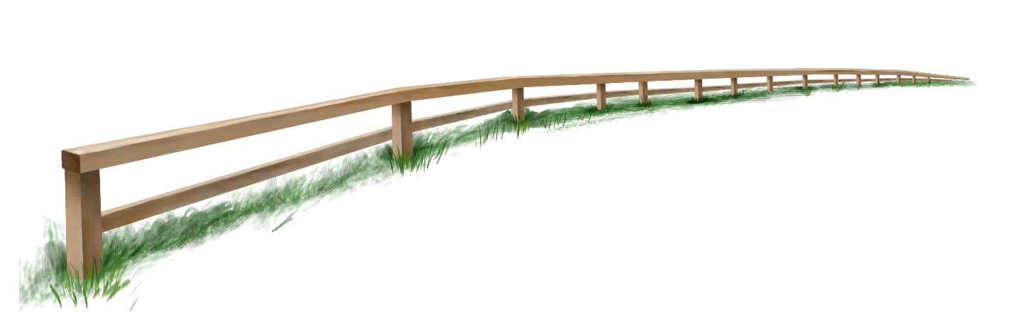 clipart grass fence