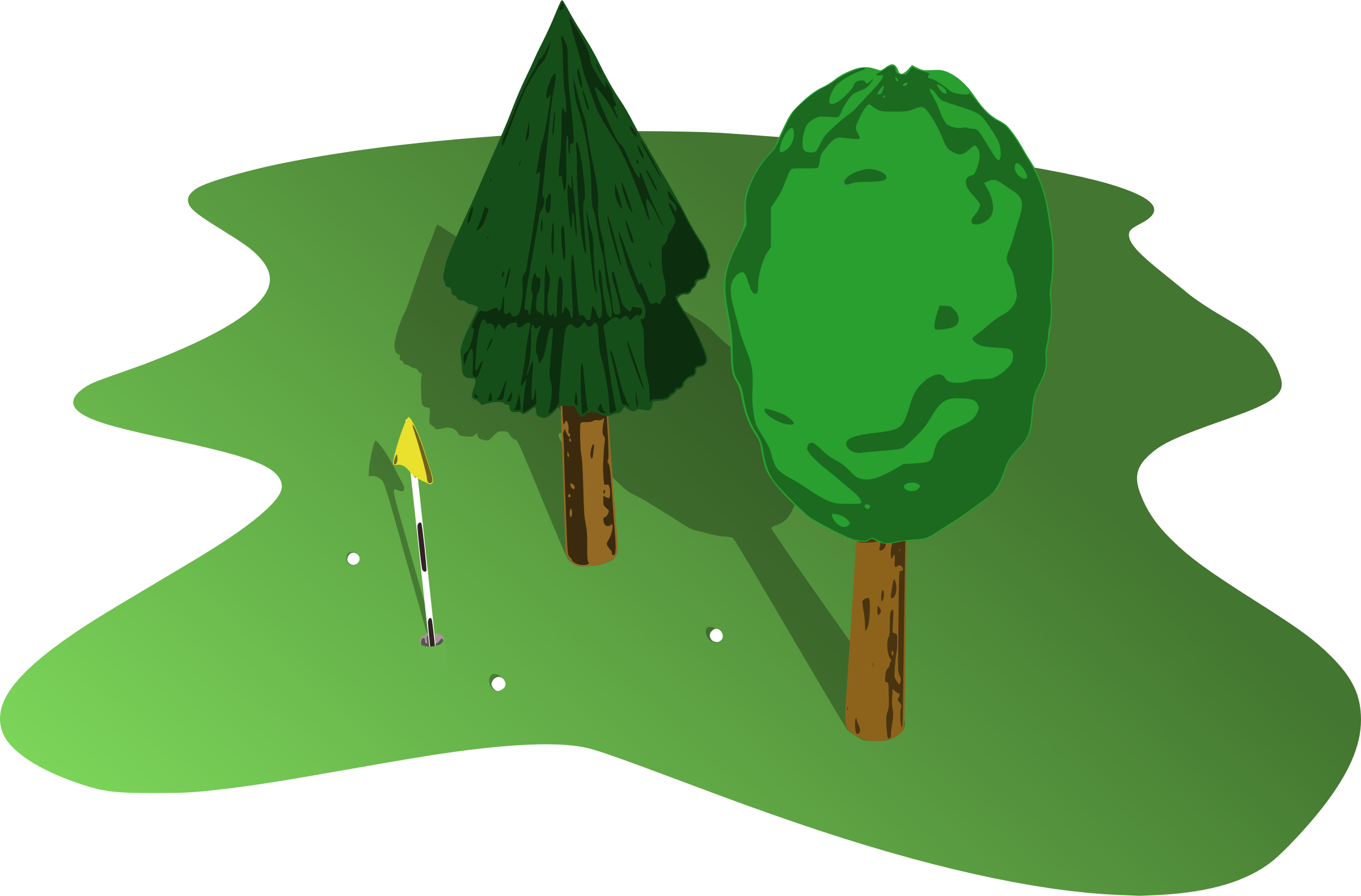 Green big image png. Free clipart golf