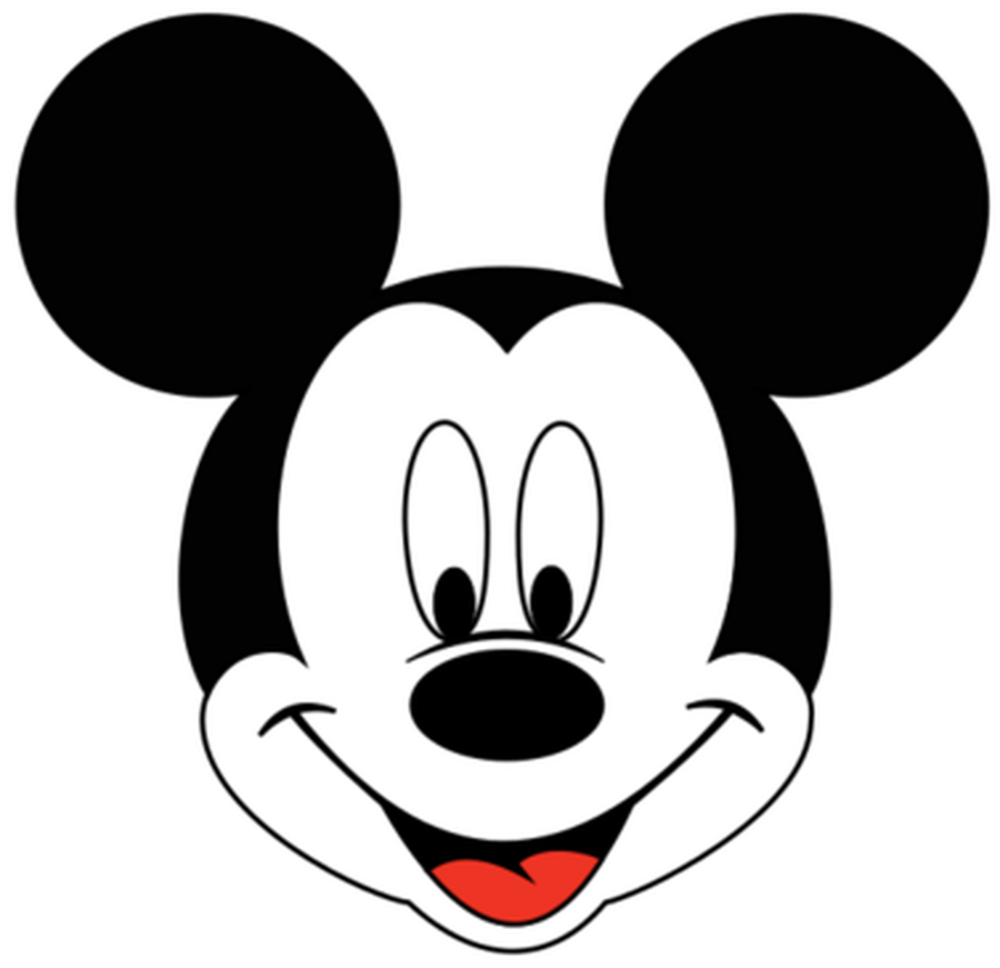 Clipart grass head. Mickey mouse 