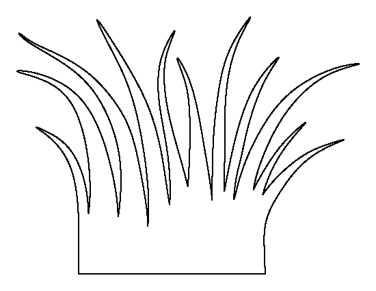 Clipart grass outline. Black and white images