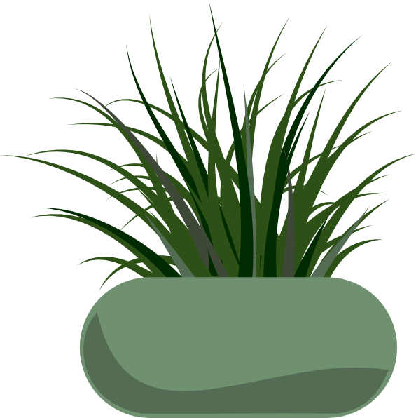 grass clipart pond