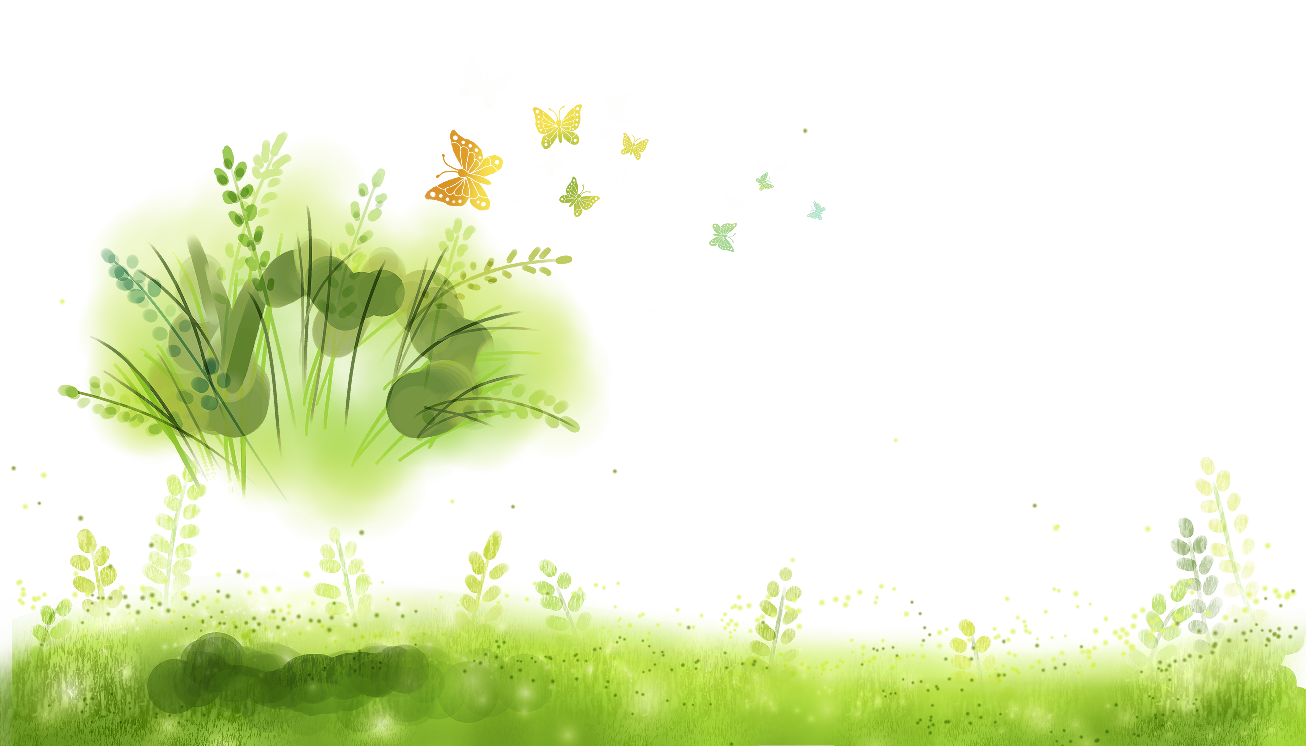 clipart grass watercolor