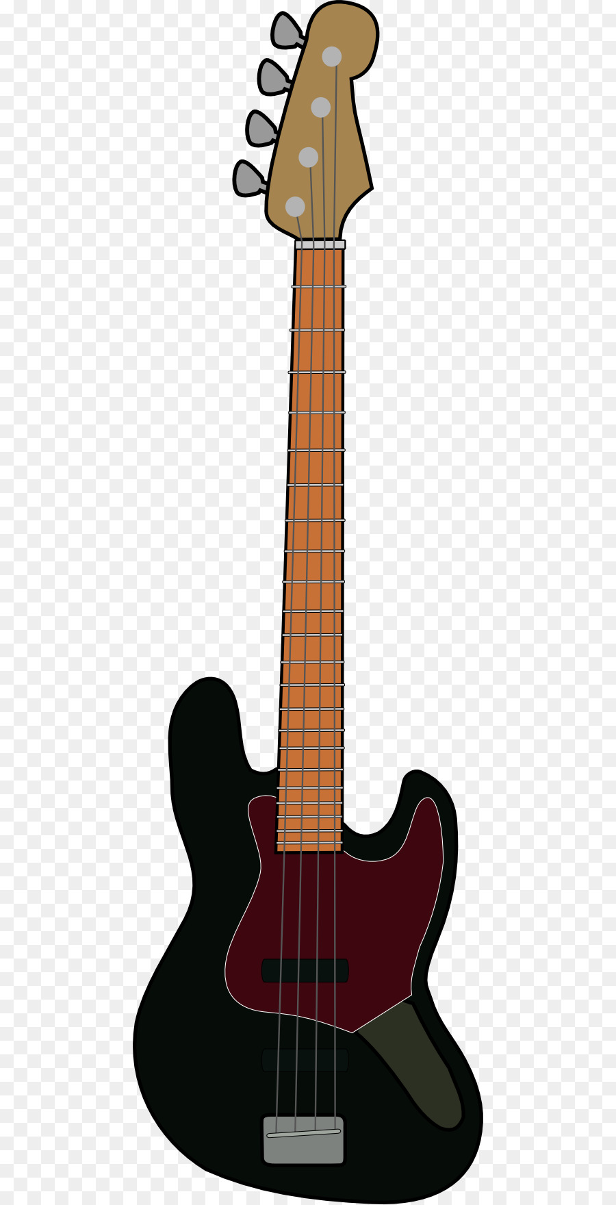 clipart guitar bass guitar