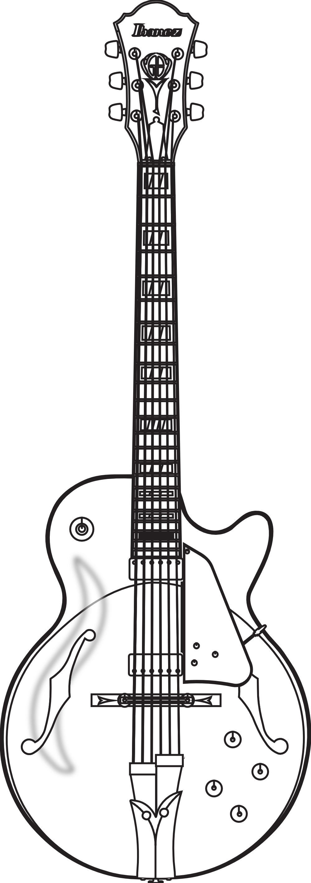  collection of electric. Guitar clipart clip art black