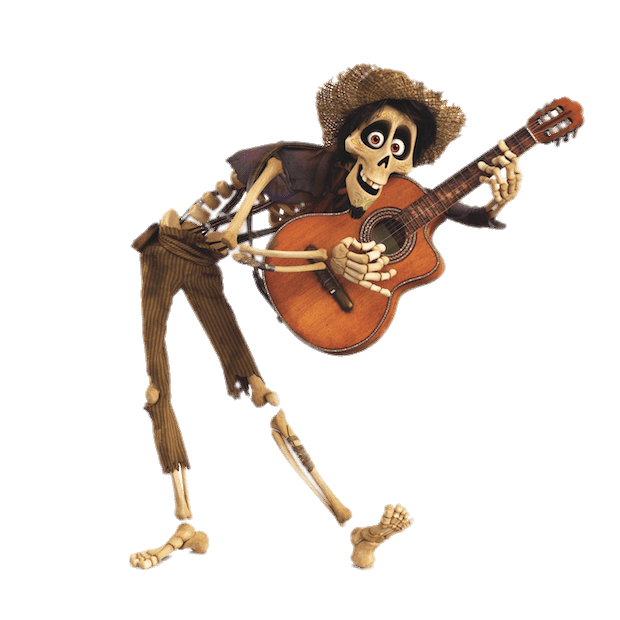 Hector playing the transparent. Guitar clipart crossed
