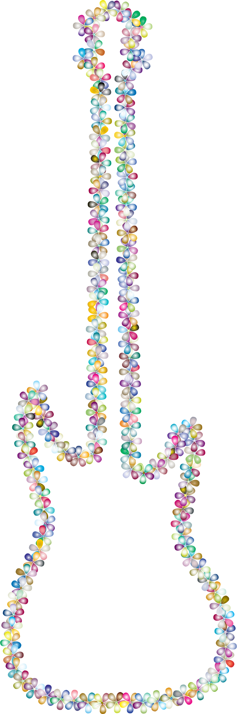 clipart guitar floral