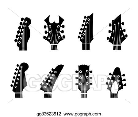 Stock illustration clip art. Clipart guitar guitar neck