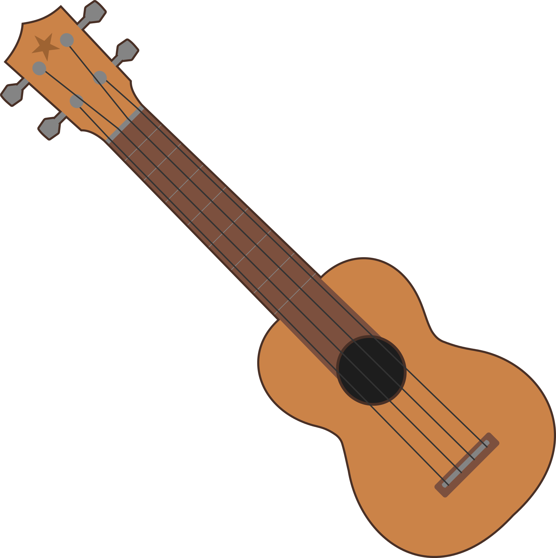 Ukulele instruments string clip. Clipart guitar musical instrument