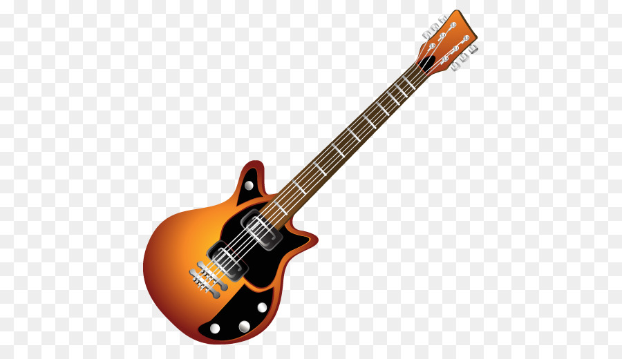 Clipart guitar orange guitar. Cartoon transparent clip art