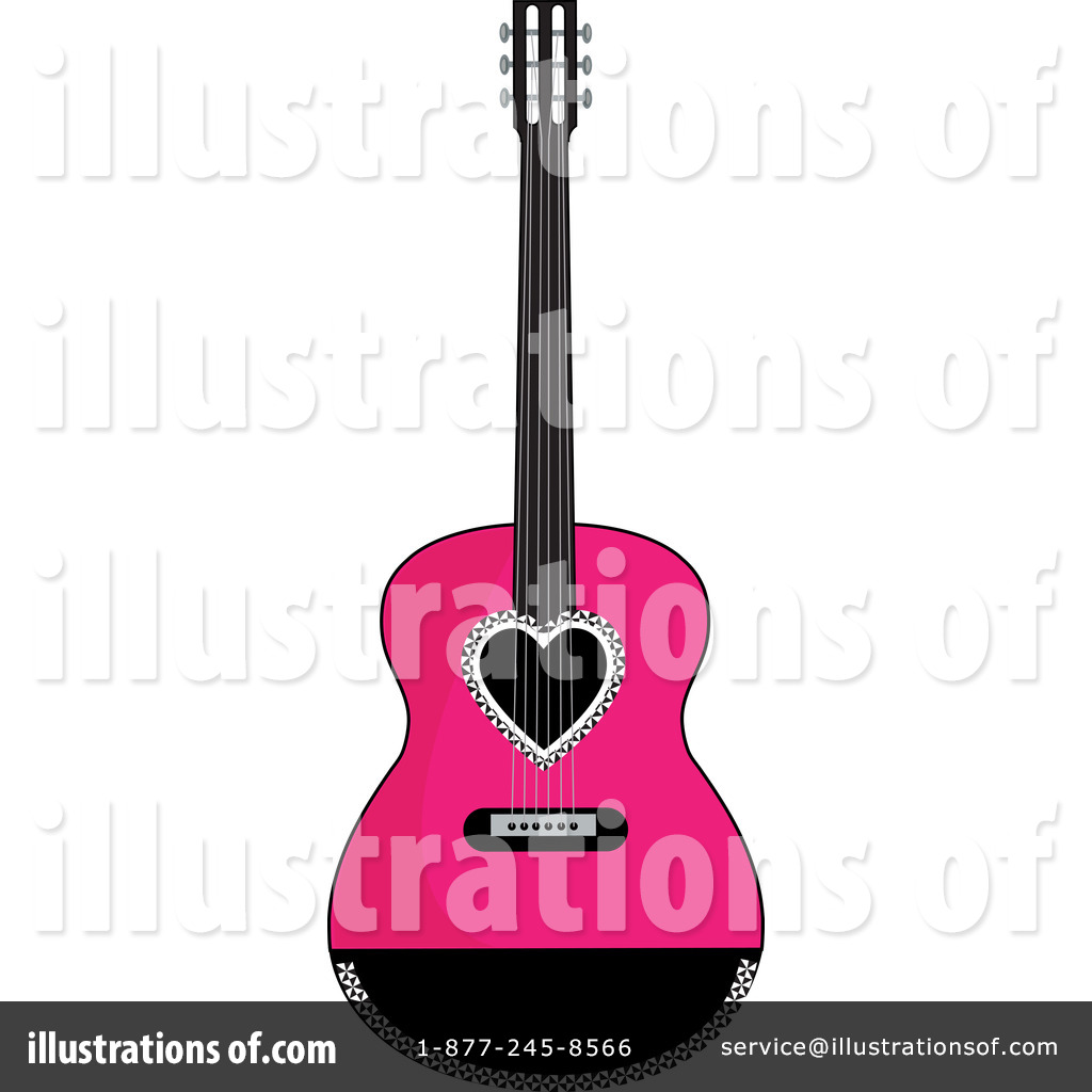 Guitar clipart royalty free. Illustration by pams 