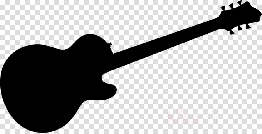 clipart guitar silhouette