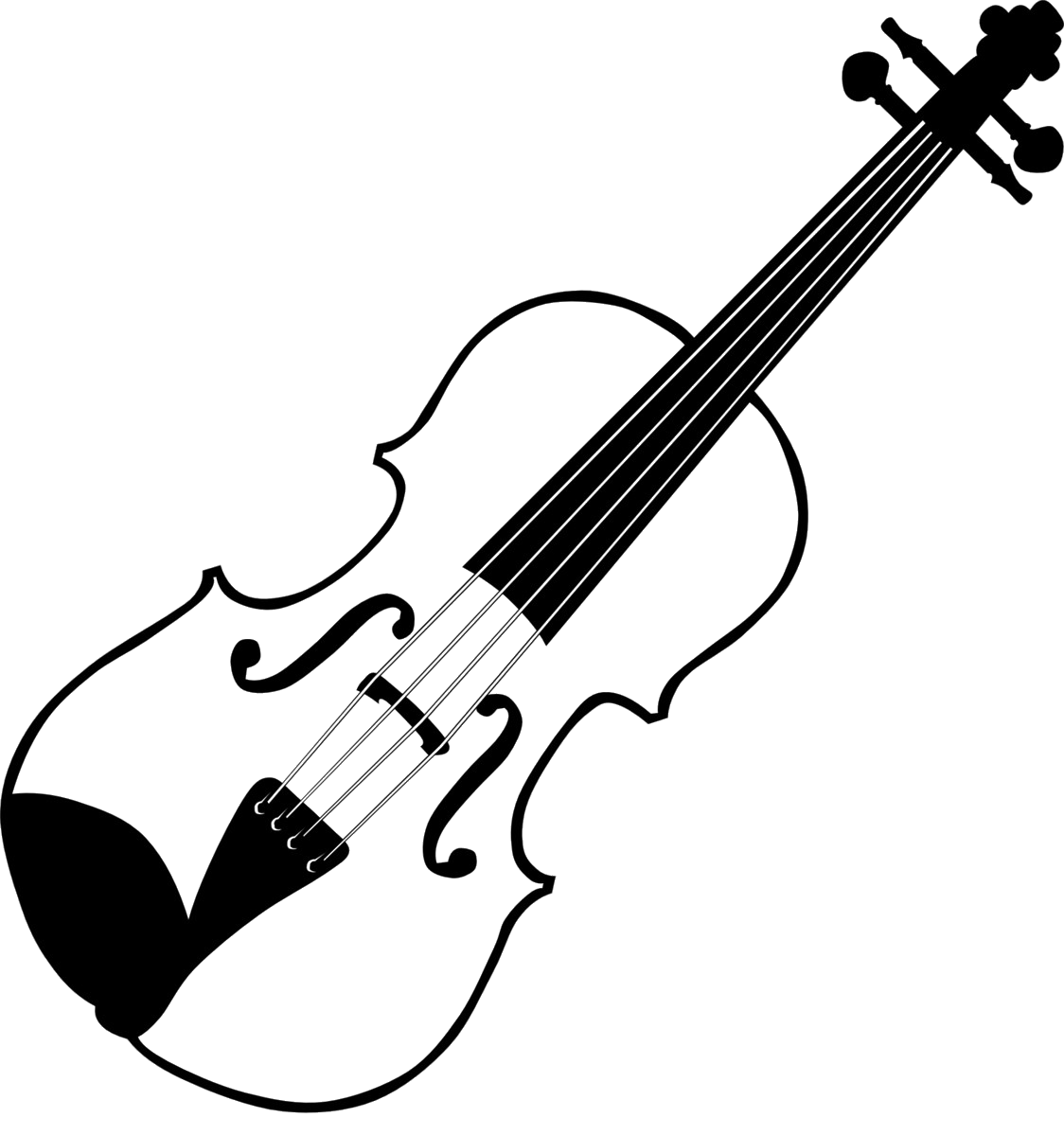 clipart guitar violin