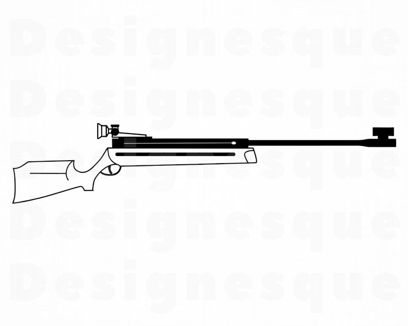 clipart gun air rifle