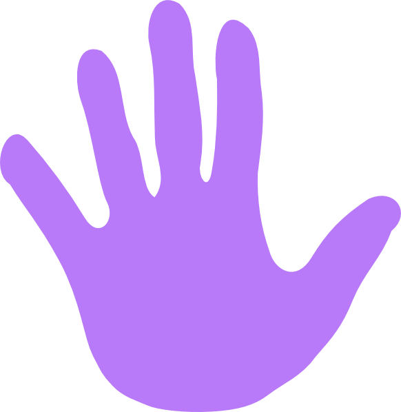 Hands various colors clip. Hand clipart vector