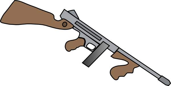 guns clipart tommy gun
