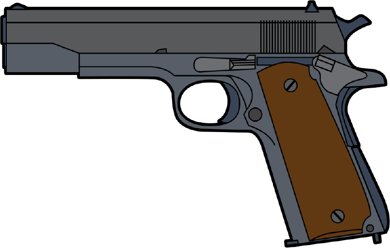 clipart gun line art