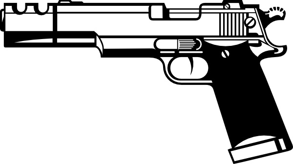 guns clipart line art