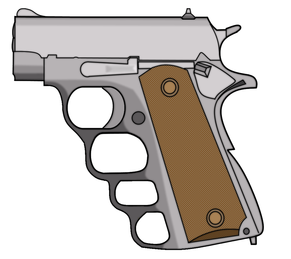 Pistol clipart stub. Knuckle by thefrozenwaffle on