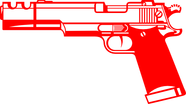 gun clipart red