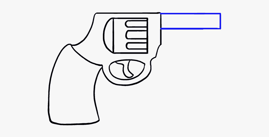 clipart gun simple