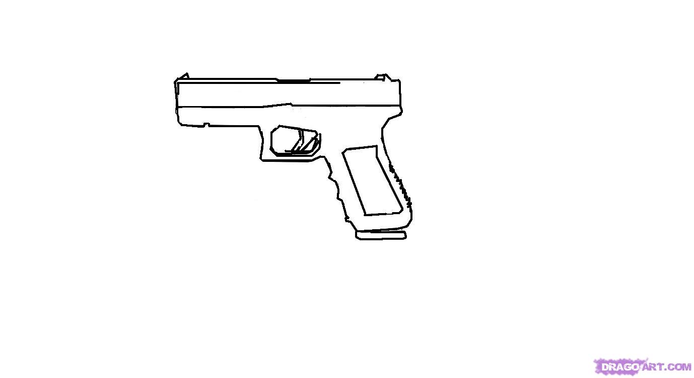 Gun clipart simple. Free cartoon download clip