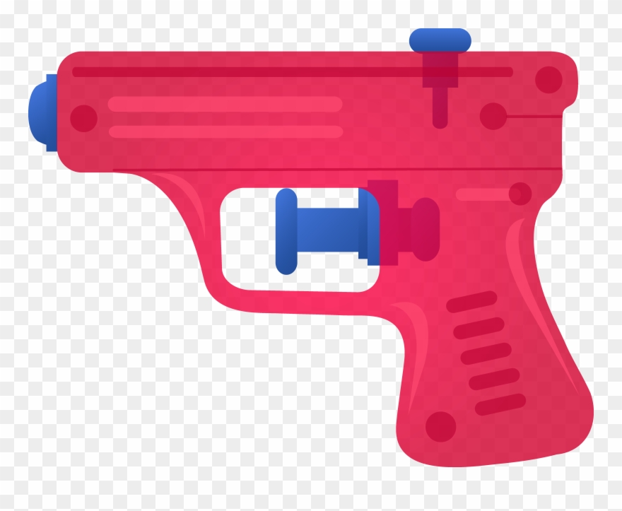 Laser gun squirt clip. Guns clipart toy