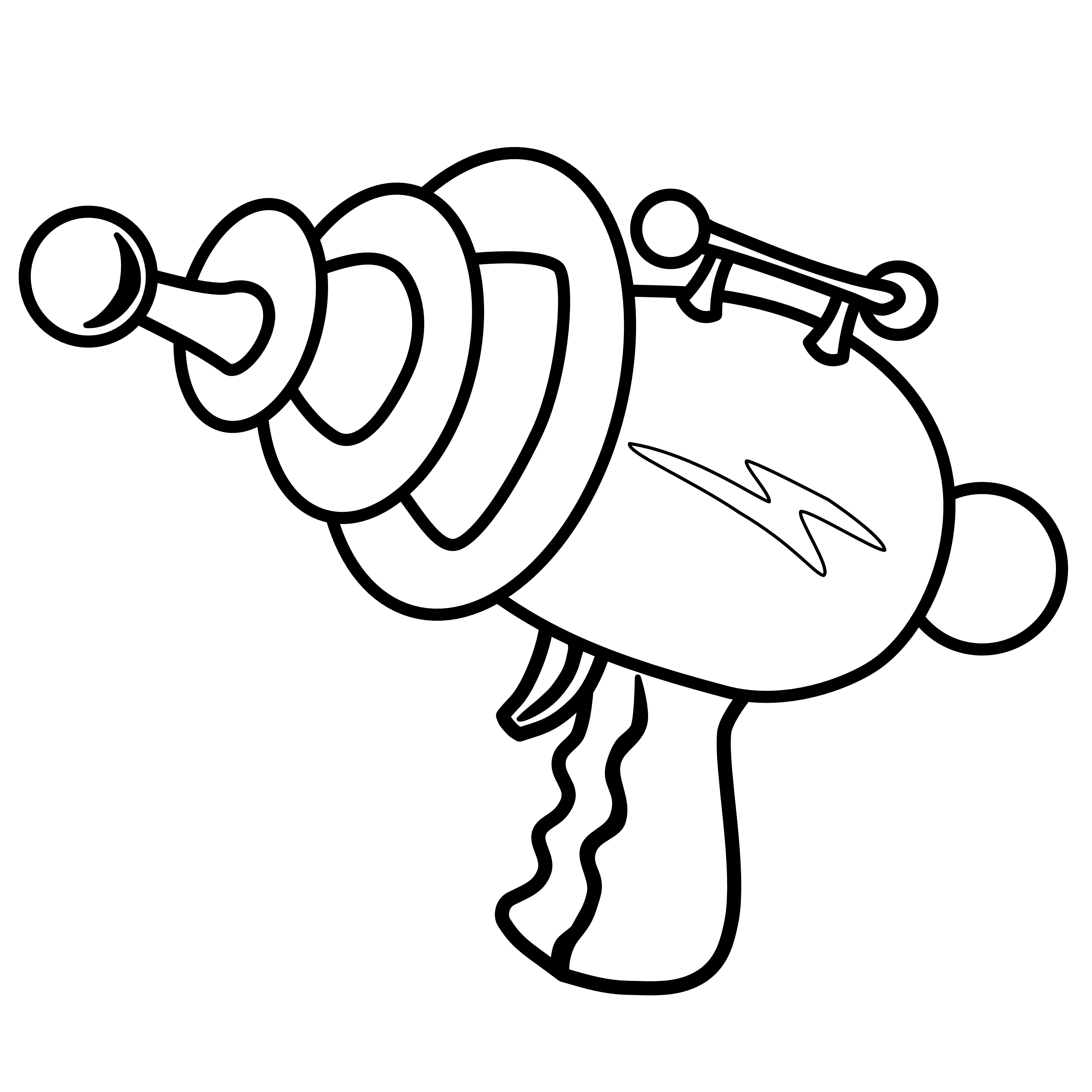 guy clipart gun