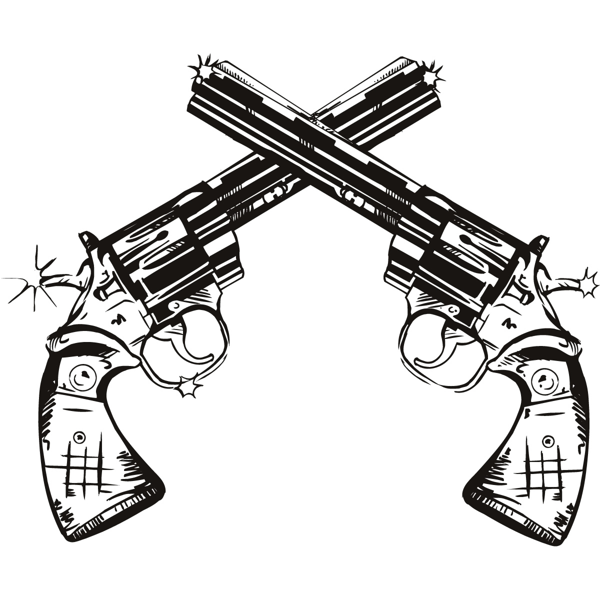 pistol clipart western gun