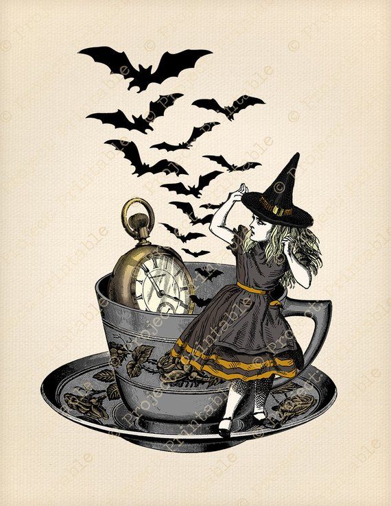 clipart halloween alice in wonderland