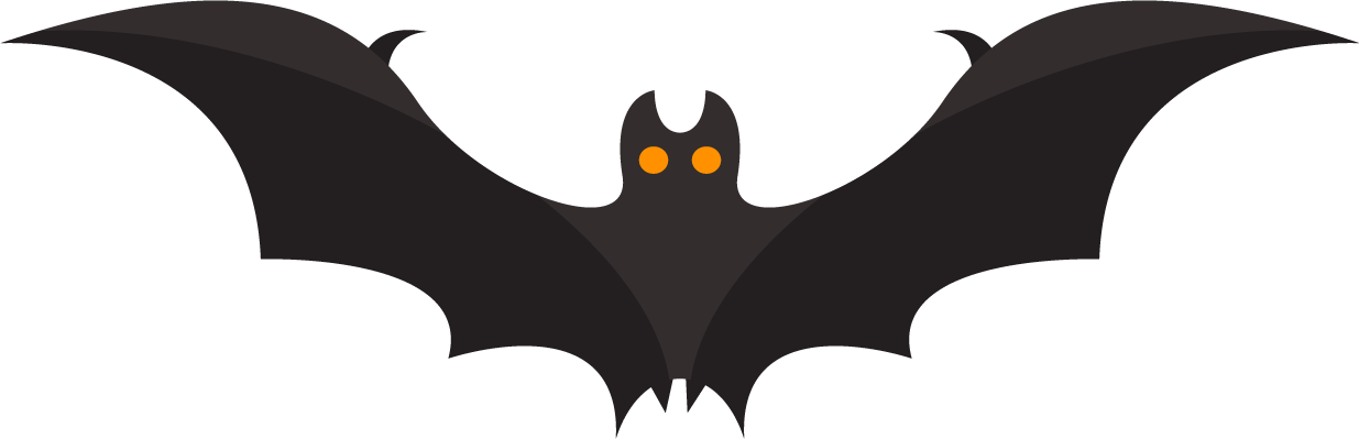 clipart halloween bat