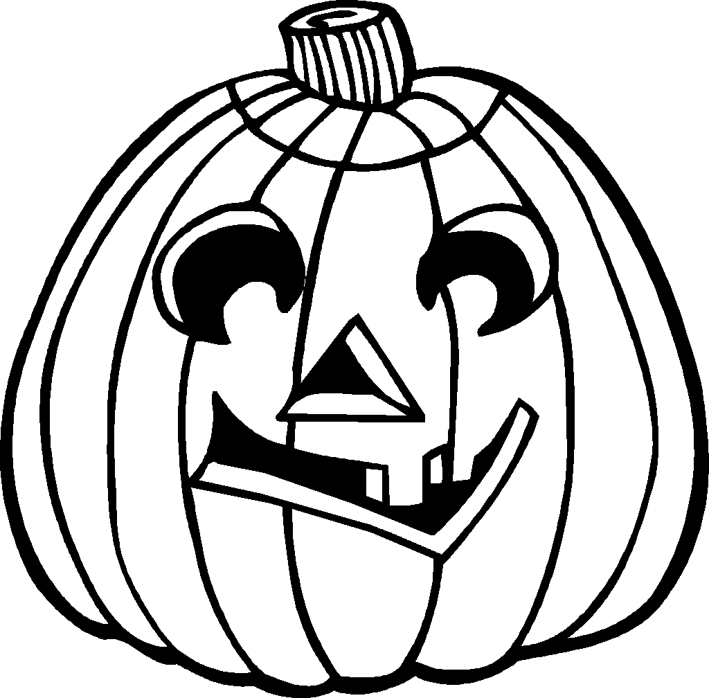 clipart halloween black and white